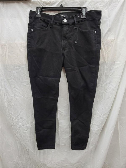 NWOT Express 10R Skinny Mid Rise Black Jeans 122457