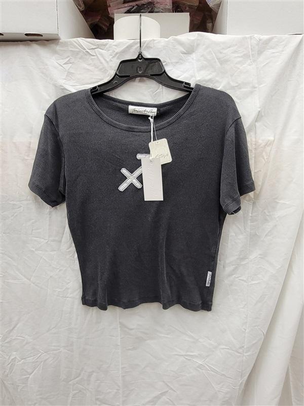 NWT Free People The Laundry Room XL Sagittarius Stitch Applique T Shirt 122459