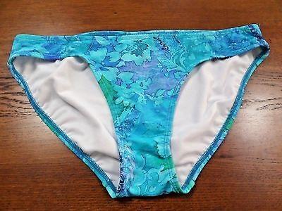 NWOT Ralph Lauren Oceanic 8 Blue Full Bikini Swim Bottoms 122476
