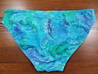 NWOT Ralph Lauren Oceanic 8 Blue Full Bikini Swim Bottoms 122476
