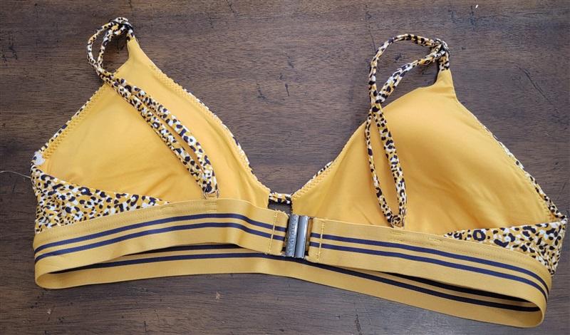 NWOT Seafolly 10 USA Triangle Bikini Top Spirit Animal 122495