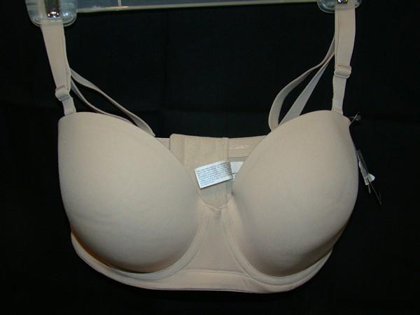 NWTD Wacoal 36DDD Red Carpet Strapless Convertible Bra 854119 Beige 122557