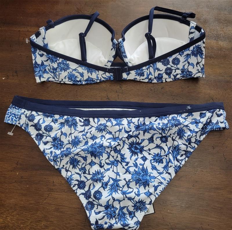 NWT Blue Ruby 14 Australia Island Blue Bikini Top & Hipster Bottom 122575