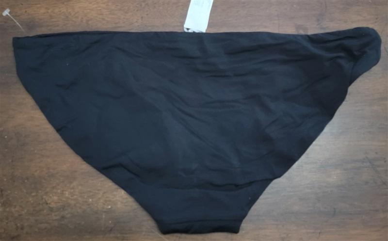 NWOT Seafolly 10 Active Hipster Bikini Bottom Black 122621