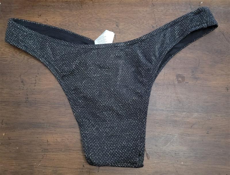 NWOT Seafolly 6 USA Stardust V High Cut Rio Bikini Bottom 122626