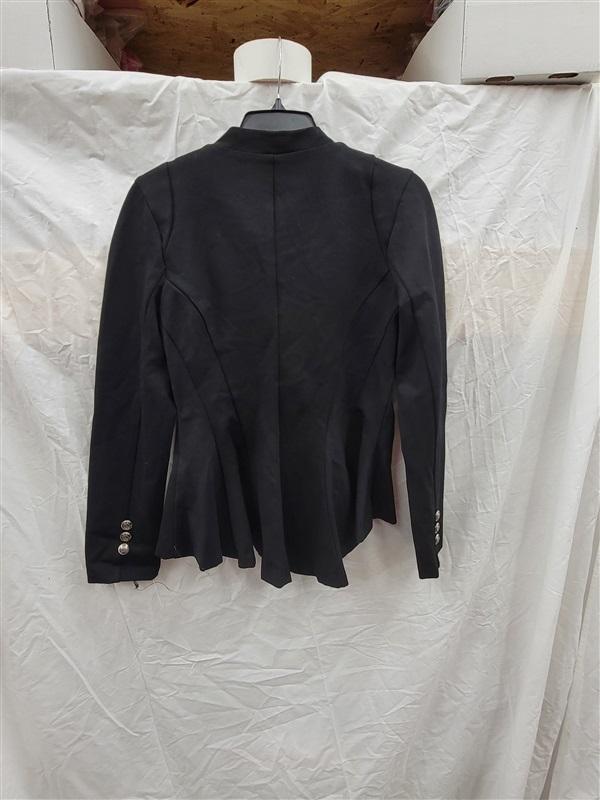 NWT Noir Large Double Notch Lapel Blazer Black 122698