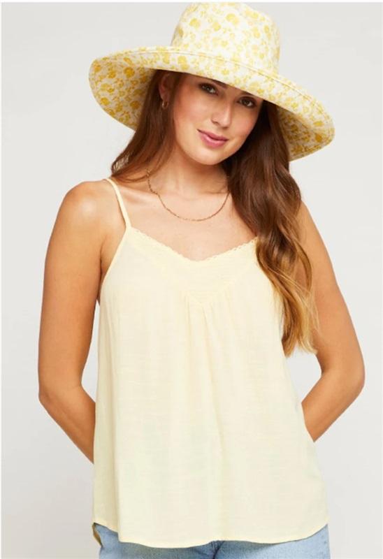 NWT Gentle Fawn XL Kahlo Sunlight Yellow Tank Top 122699