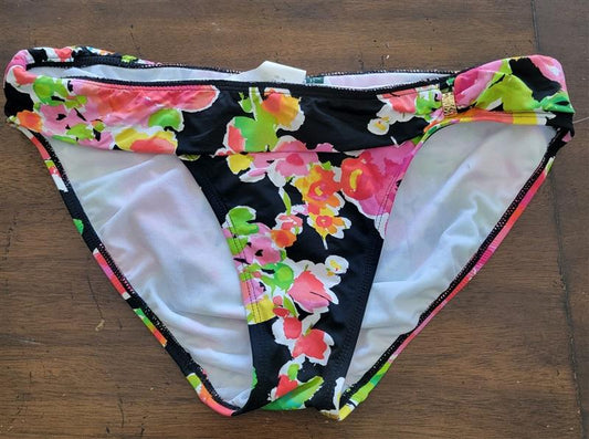 NWOT Ralph Lauren Beach Club SZ 14 Floral Hipster Bikini Swim Bottom #122750