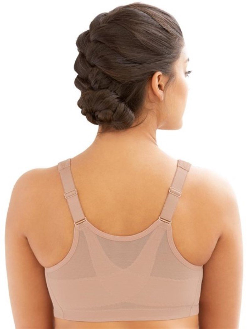 NWOT Glamorise 38F Magic Lift MAGIC LIFT WIRE-FREE POSTURE 1264 BACK BRA 122784