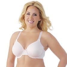 NWOT Vanity Fair 40DD Beauty Back Smoother Lace 76382 Full-Figure White 122791