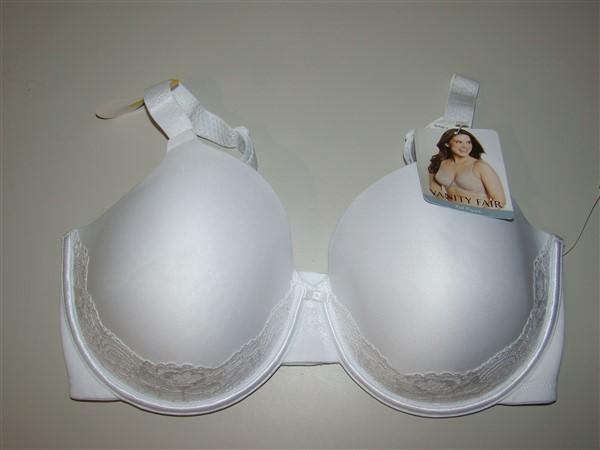 NWOT Vanity Fair 40DD Beauty Back Smoother Lace 76382 Full-Figure White 122791
