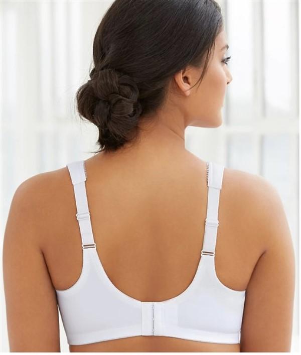 NWOT Glamorise 48DD Magic Lift Soft Cup Wireless Bra 1016 White 122793