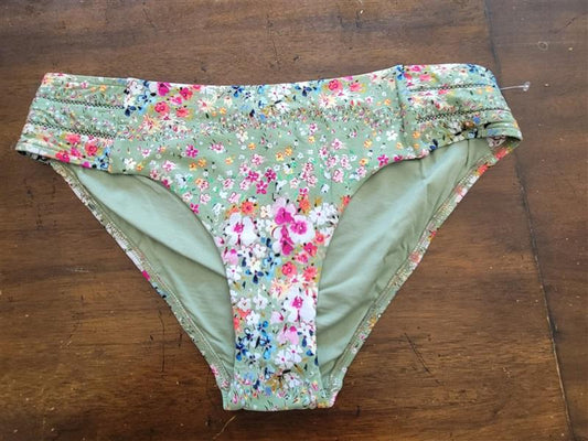 NWOT Milea Seafolly 14 Botanic Gardens Wide Side Bikini Bottoms 122822
