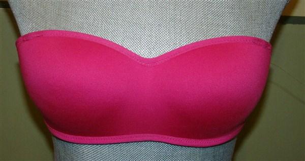 NWOT Fashion Forms Medium Pink Push Up Strapless Bra 122863