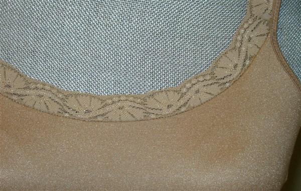 NWOT Maidenform S Dream Crop Top Bralette Bra Lace Trim 40972B Beige 122873