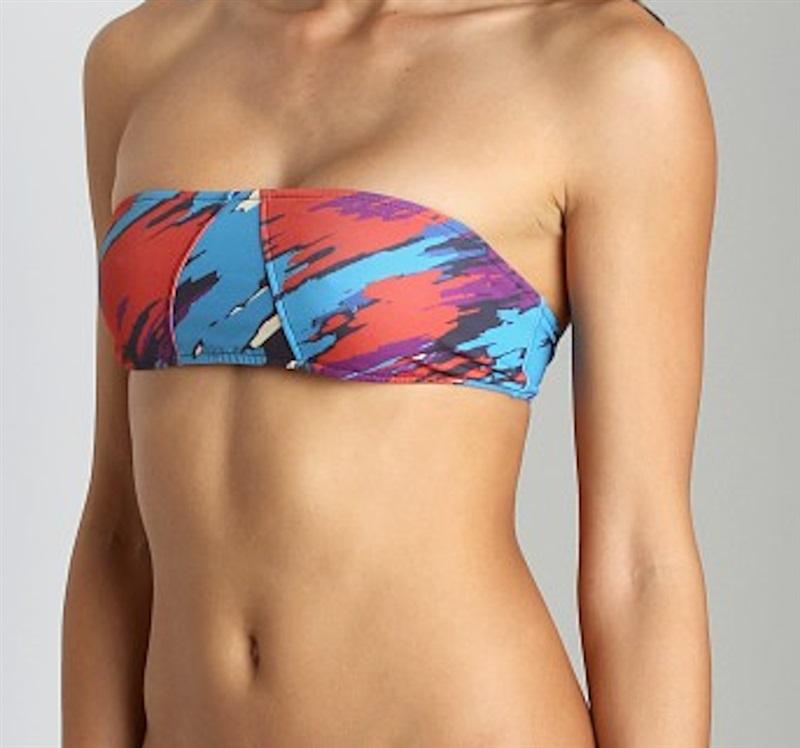 NWT Rachel Pally L Majorca Gogi Bandeau Bikini Swim Top 122879