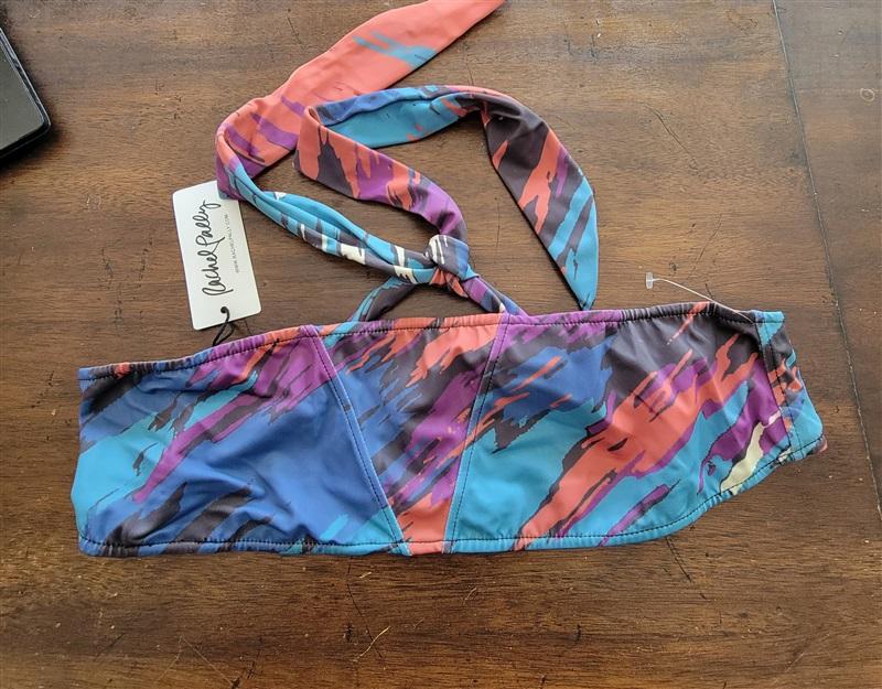 NWT Rachel Pally L Majorca Gogi Bandeau Bikini Swim Top 122879