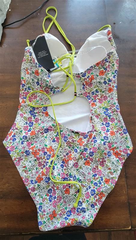 NWT Tommy Hilfiger 16 Penelope Floral Crisscross 1PC Swimsuit Floral 122888