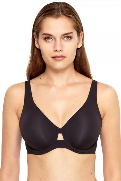 NWT Wacoal 38D First Instinct Underwire Bra 855280 Black 122889