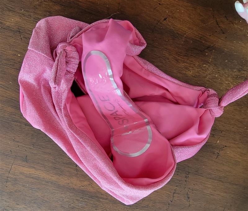 NWOTD L*Space S Malibu Barbie Bummin Bottom Pink Sparkle 122911