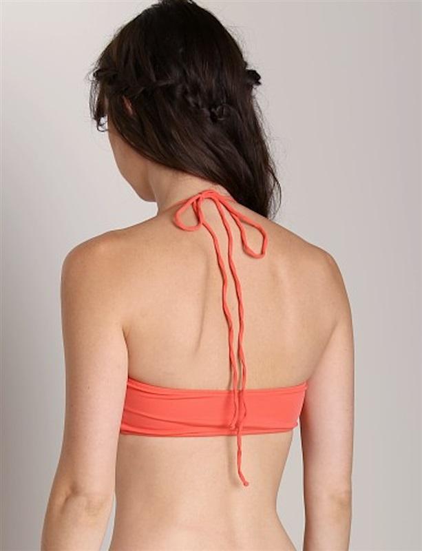 NWT Rachel Pally M Hanalei Lace Front Bandeau Bikini Swim Top 122923