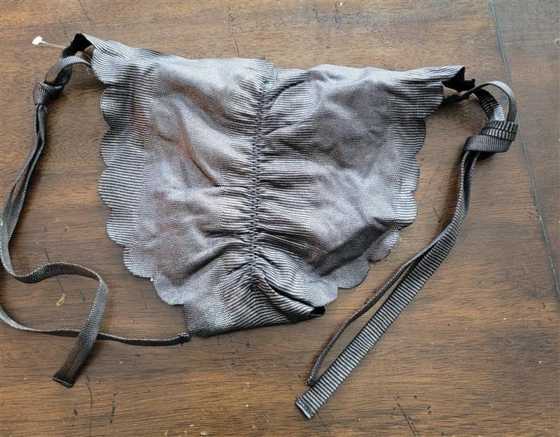NWT Pilyq S Sterling Reversible Seamless Wave Full Bikini Swim Bottom 122938
