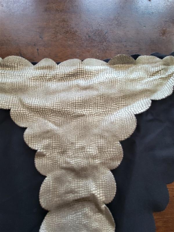 NWT Pilyq L Oro Silver Reversible Seamless Wave Bikini Swim Bottom 122966