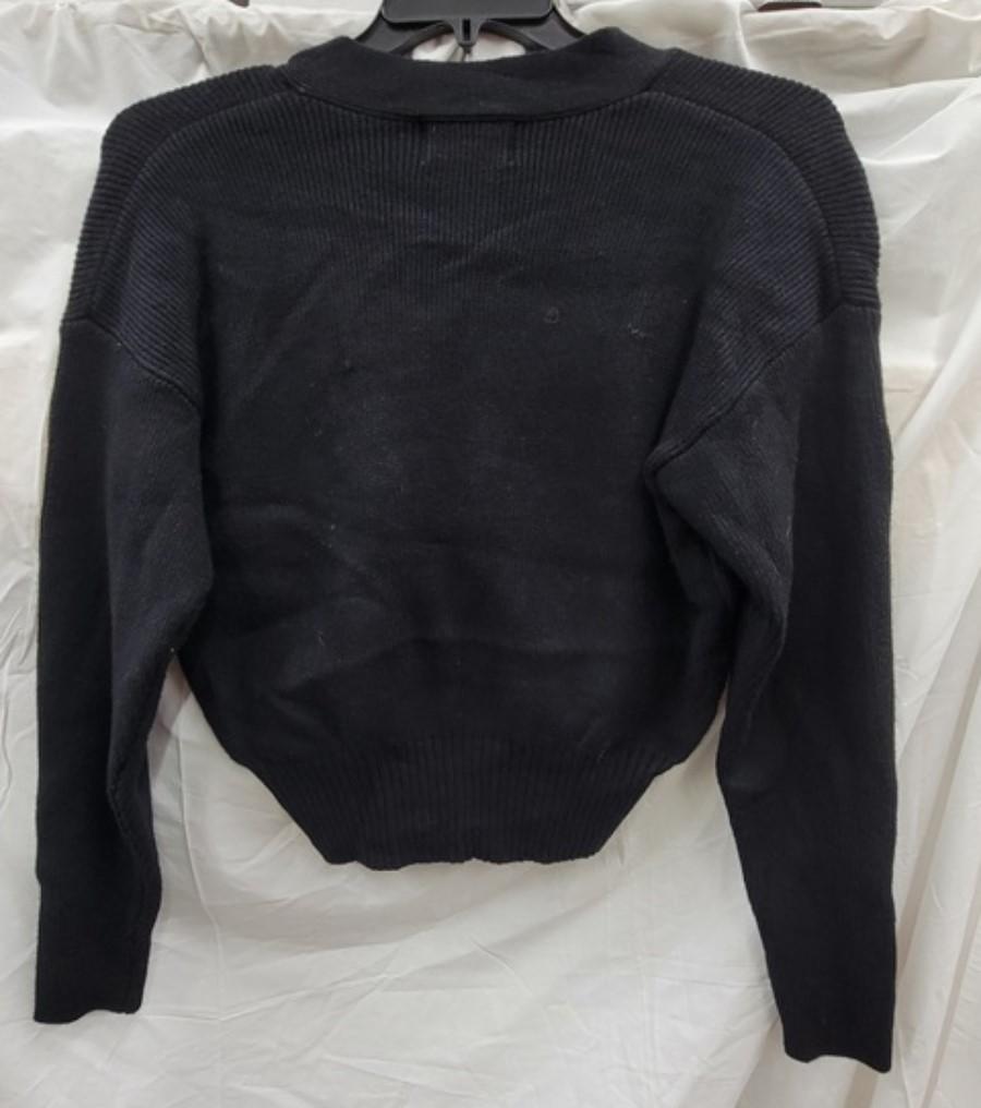 NWOT Modern Citizen L Marlowe V-Neck Sweater Cropped Faux Wrap 122981