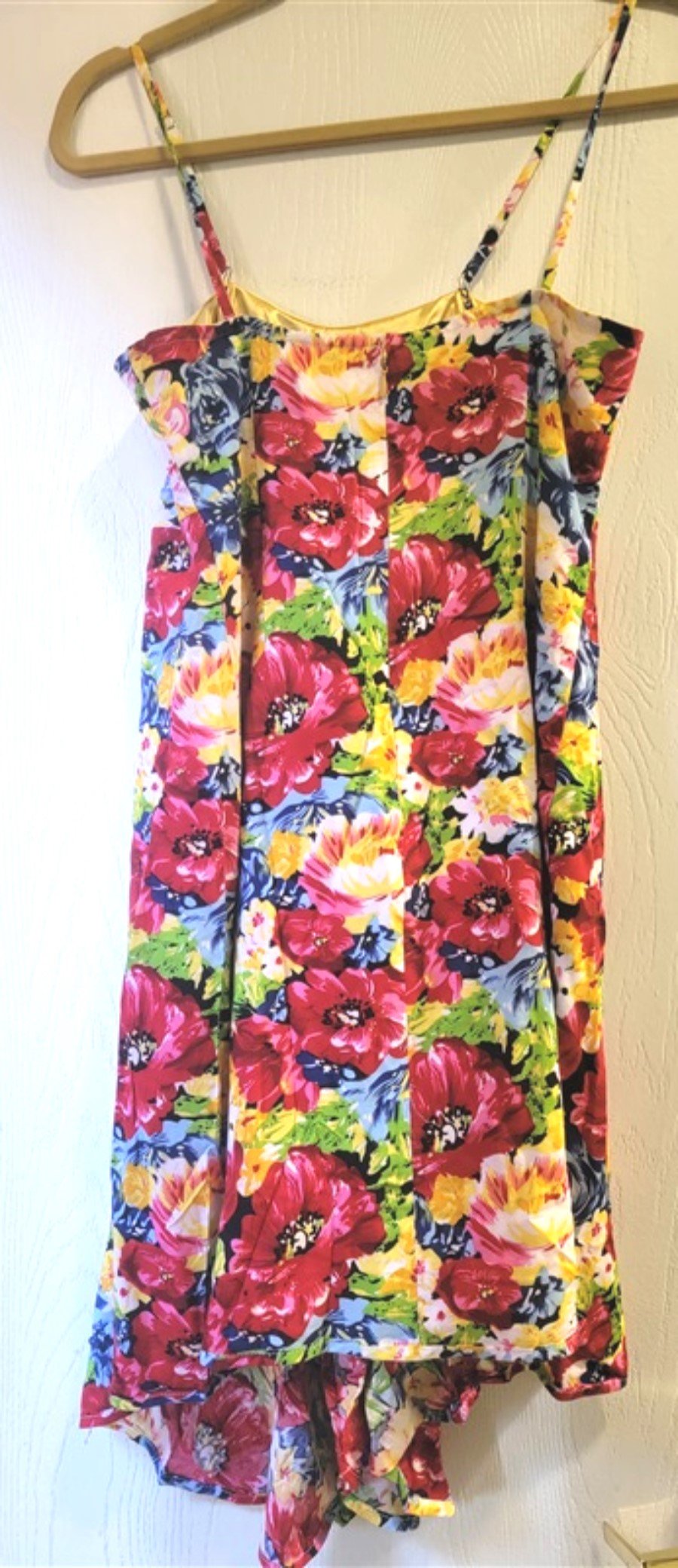 NWT Lucy in Paris S Poppy Sweetheart Neckline Sun Dress 122984