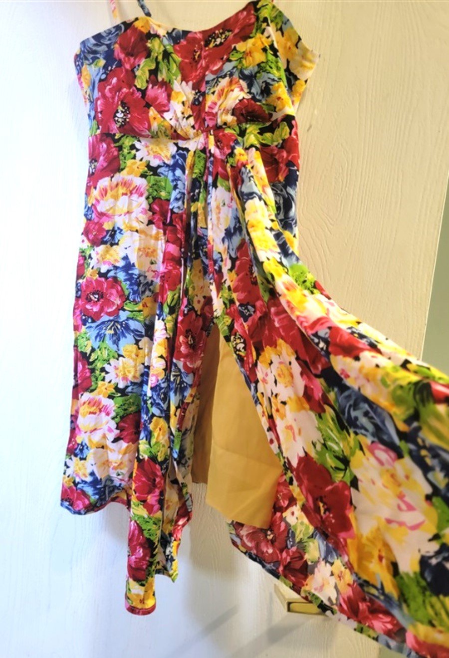 NWT Lucy in Paris S Poppy Sweetheart Neckline Sun Dress 122984