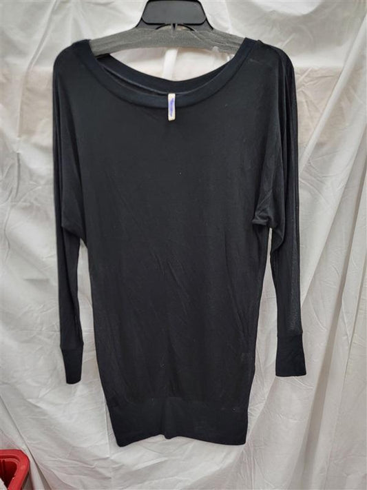 NWOT Lanston XS Long Sleeve Black Tunic Sweater 122992