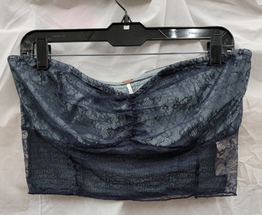 NWOT Free People XL Lace Bustier Strapless Top 122994