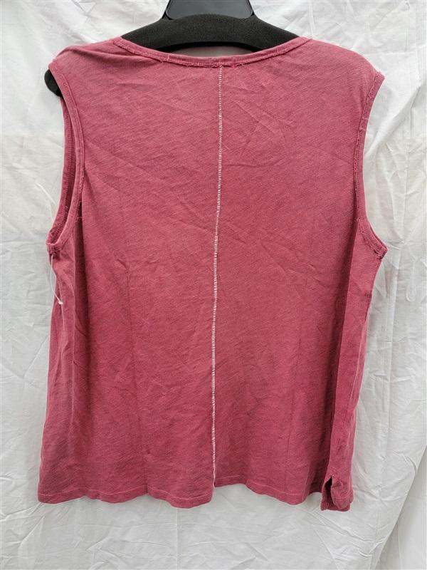 NWT Hello Nite XL VIntage Red Appliqued Star Tank Top 122996