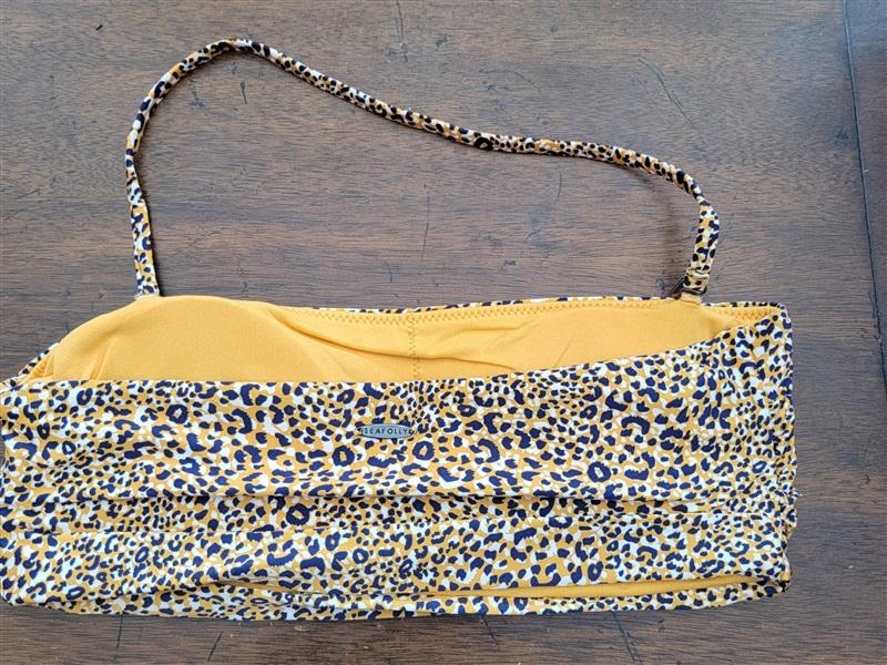 NWOTD Seafolly 2 USA Spirit Animal Bandeau Bra Bikini Bikini Top 123009