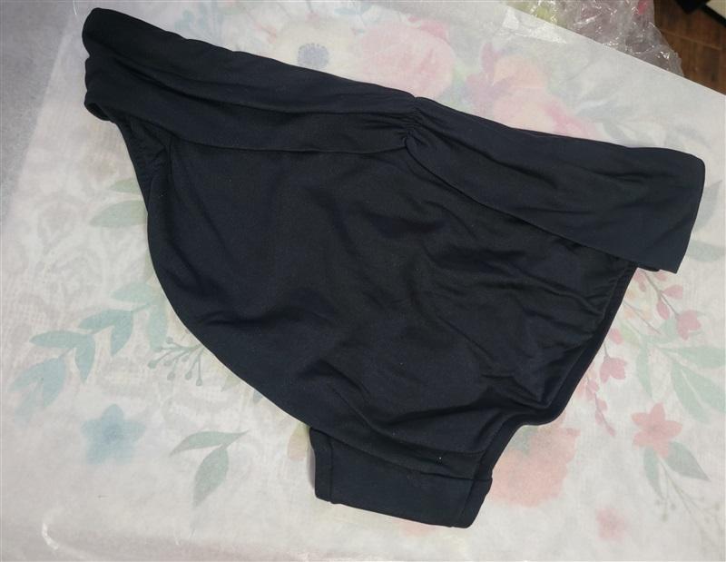 NWOT Seafolly 6 USA V Band Bikini Swim Bottom Blue 123010