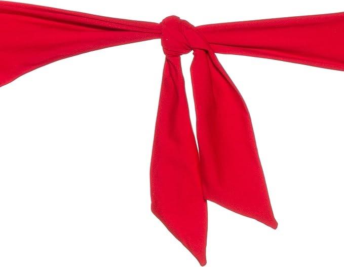 NWOT Seafolly 6 USA Petal Bandeau Bra Bikini Bikini Top Black123056