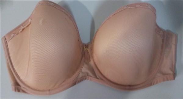 NWTD Freya 36DD USA Idol Allure Contour Strapless Bra AA1803 Beige 123080