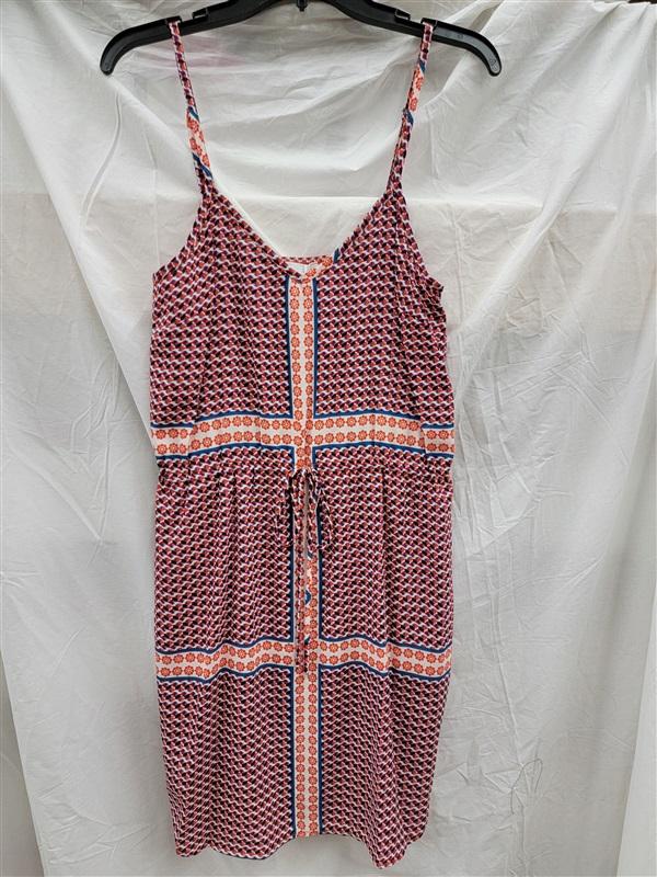 NWOT Glam Boutique S Medallion Spaghetti Strap Red Blue Mini Dress 123124