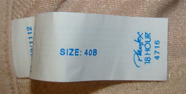 NWOT Playtex 38DDD 18 Hour Smooth'n Stylish Lace Full-Fig Bra 4716 Beige 123166