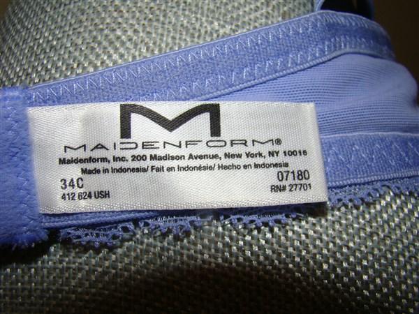 NWPT Maidenform 34C One Fabulous Fit Embellished Push Up Bra 7180 Purple 123191