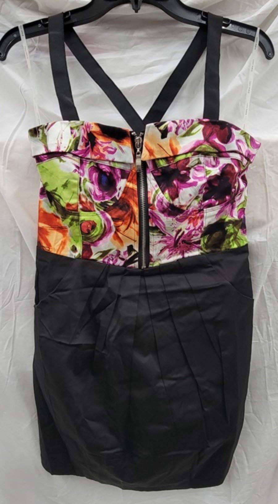 NWT Lucy in Paris M Orchid Sweetheart Neckline Body Con Dress 123192
