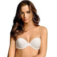 NWTD Maidenform 34C Comfort Devotion Strapless Bra 9405 White 123206