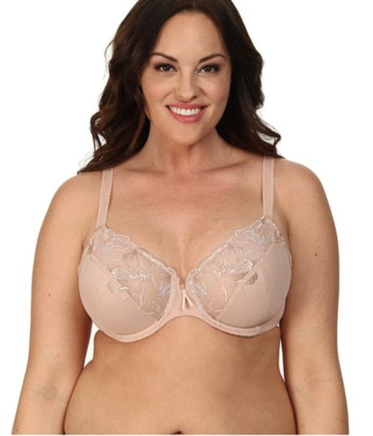 NWT Wacoal 34C In Bloom Underwire Bra 855237 Beige 123211