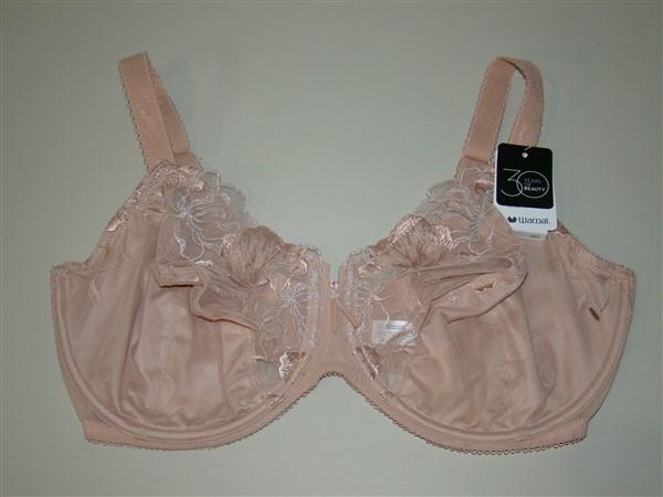 NWT Wacoal 34C In Bloom Underwire Bra 855237 Beige 123211