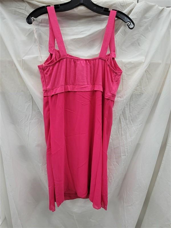 NWT Lucy in Paris L Peek A Boo Neckline Body Con Dress Pink Beaded 123231
