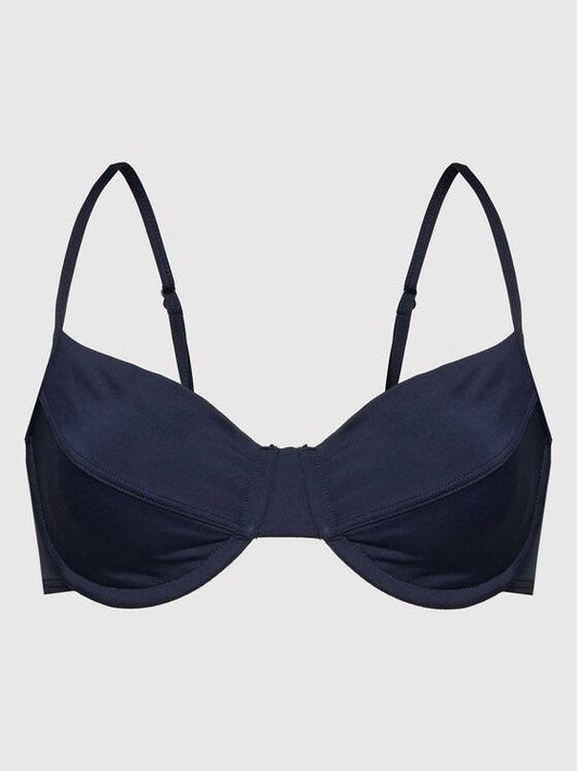 NWOT Michael Kors X Small Classic Bikini Underwire Top Blue 123273
