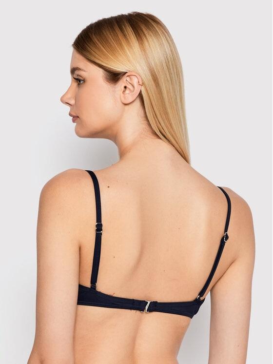 NWOT Michael Kors X Small Classic Bikini Underwire Top Blue 123273