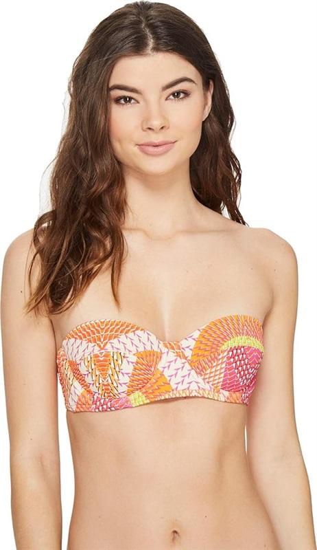 NWT Echo Havana Geo L Underwire Bikini Top & Bottom Pink 123285