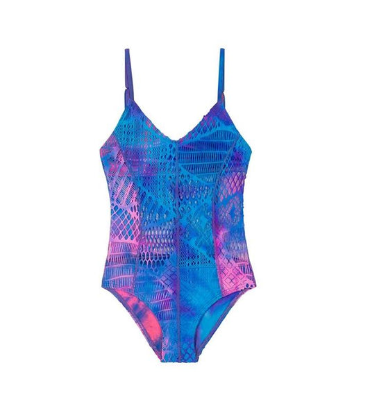NWT Pilyq PQ Girls 4 MAMBA MESH 1 Piece Swimsuit 123343