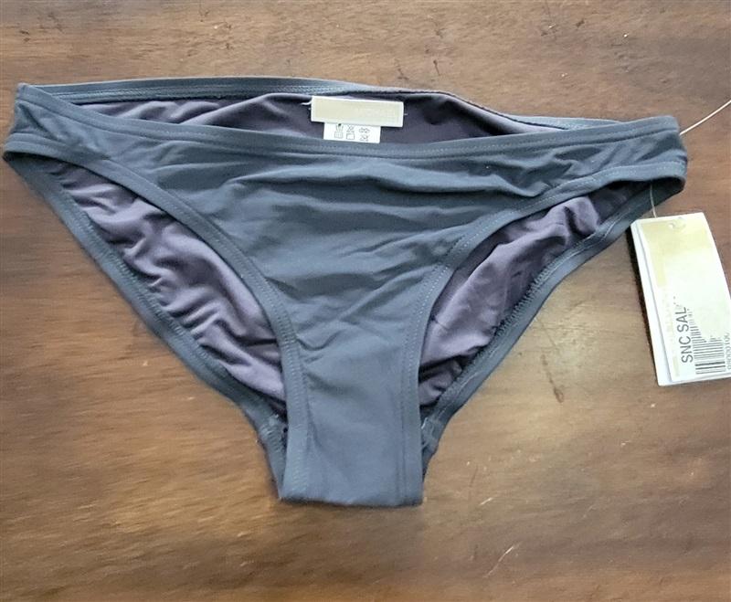 NWT Michael Kors S Classic Bikini Hipster Swim Bottom gray 123347